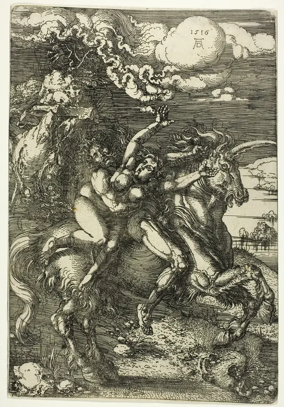 The Abduction of Proserpine on a Unicorn