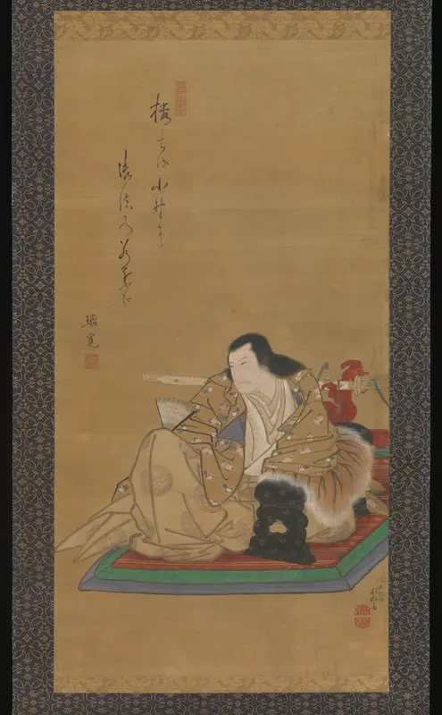 The Actor Arashi Kitsusaburō I (Kichisaburō II) as Prince Koretaka Wall Art by Shunkōsai Hokushū - High-Resolution Digital Print
