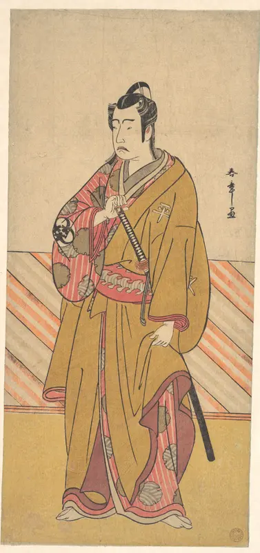 The Actor Bando Mitsugorō I as one of the Conen Otoko or Five Kyokaku