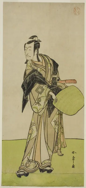 The Actor Ichikawa Danjuro V as Kakogawa Honzo in the Play Kanadehon Chushin Nagori no Kura, Performed at the Nakamura Theater in the Ninth Month, 1780