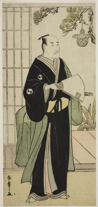 The Actor Ichikawa Danjuro V as Oboshi Yuranosuke in the Play Kanadehon Chushingura, Performed at the Nakamura Theater in the Fifth Month, 1783