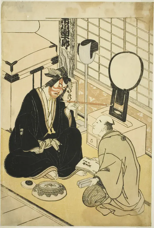 The Actor Ichikawa Danjuro V in His Dressing Room