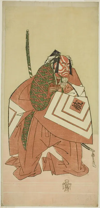 The Actor Ichikawa Danzo III as Sanada no Yoichi (?) in the Play Sanada no Yoichi Banjaku no Iezuto (?), Performed at the Morita Theater (?) in the Eleventh Month, 1767 (?)