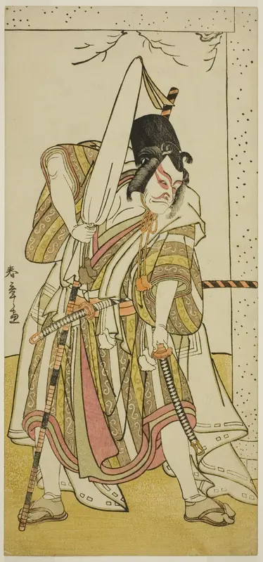 The Actor Ichikawa Ebizo III as Matsuo-maru in the Play Sugawara Denju Tenarai Kagami, Performed at the Ichimura Theater in the Seventh Month, 1776