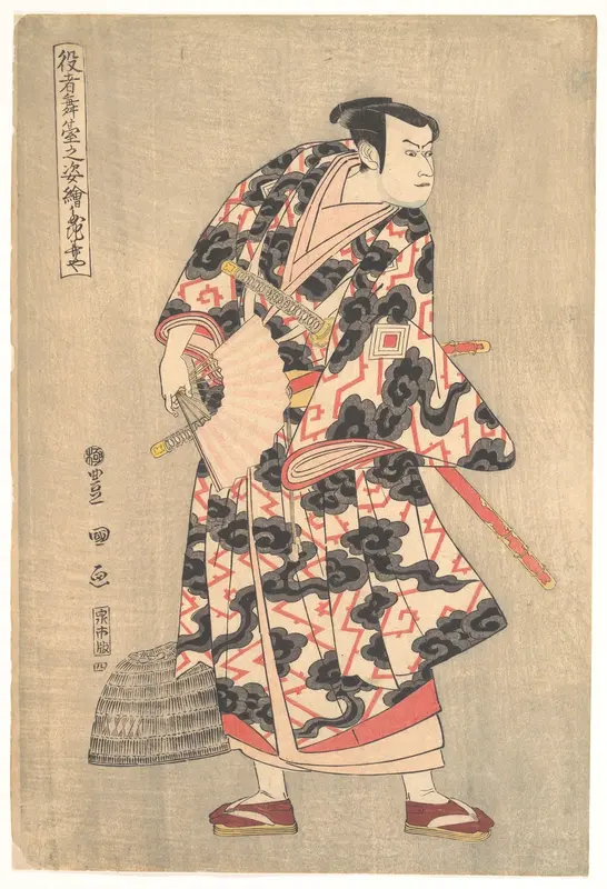 The Actor Ichikawa Yaozo III in the Role of Fuwa Banzaemon from the Play "Ukiyozuka hiyoku no inazuma"