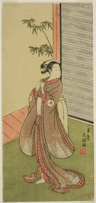 The Actor Iwai Hanshiro IV in a Female Role