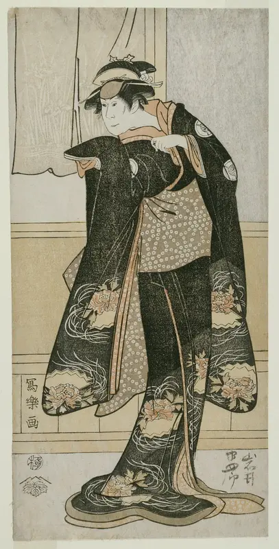 The Actor Iwai Hanshiro lV as Otoma, Daughter of Ohina from Inamuragasaki in Kamakura (Yondai-me Iwai Hanshiro no Kamakura Inamuragasaki no Ohina musume Otoma)