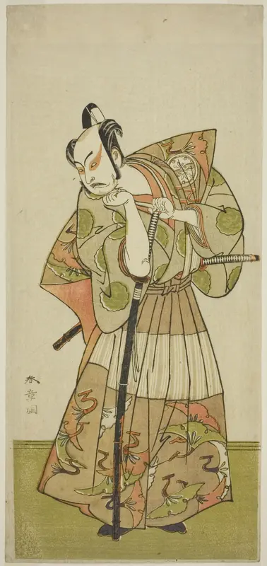 The Actor Nakamura Juzo II in an Unidentified Role Wall Art by Katsukawa Shunsho - High-Resolution Digital Print