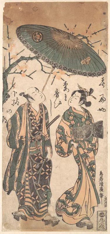 The Actor Nakamura Kumetaro I as a Oiran
