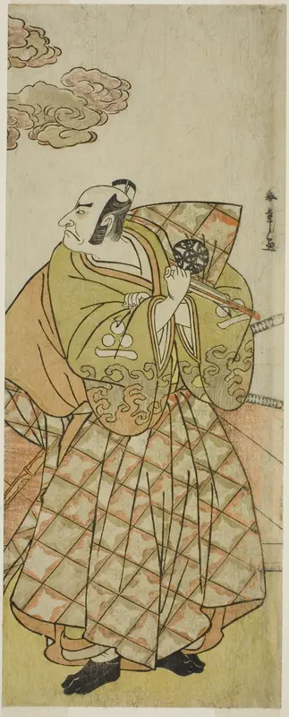 The Actor Nakamura Nakazo I as Watanabe no Tsuna in the Play Shitenno Tonoi no Kisewata, Performed at the Nakamura Theater in the Eleventh Month, 1781