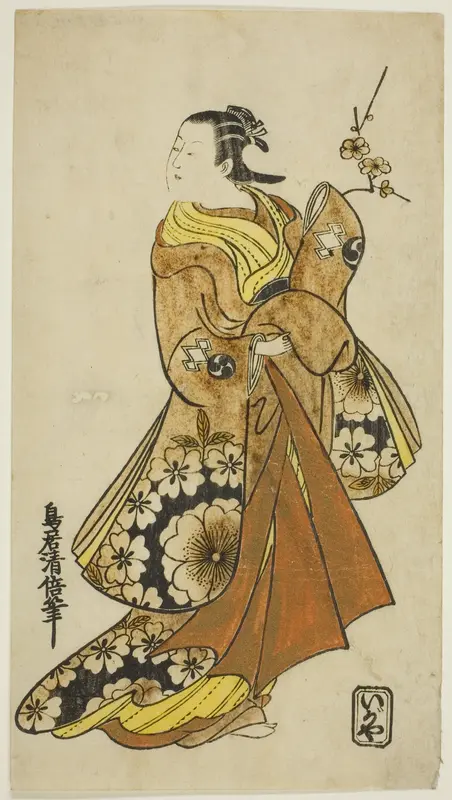 The Actor Nakamura Takesaburo I in a female role
