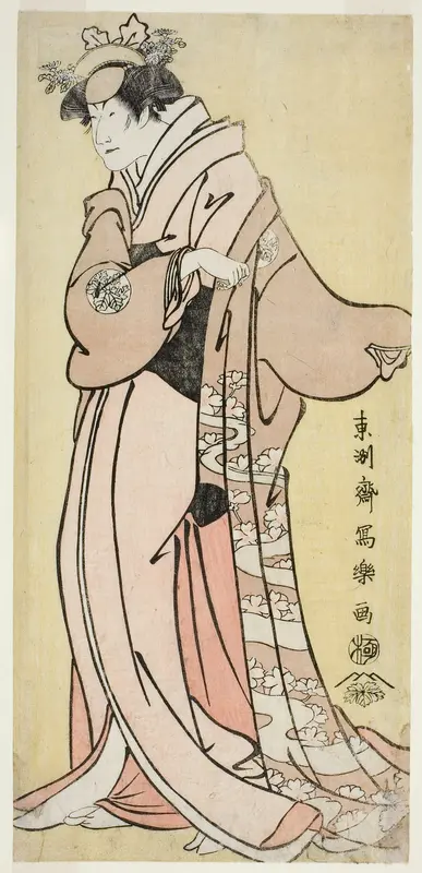 The Actor Nakayama Tomisaburo I as Lady Tsukuba, Wife of Yoshioki (Shodai Nakayama Tomisaburo no Yoshioki Midai Tsukuba Gozen)
