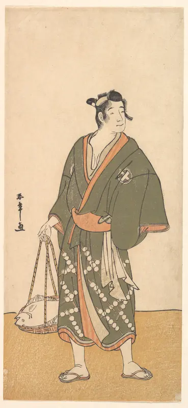 The Actor Otani Hiroemon III as a Fish Peddler