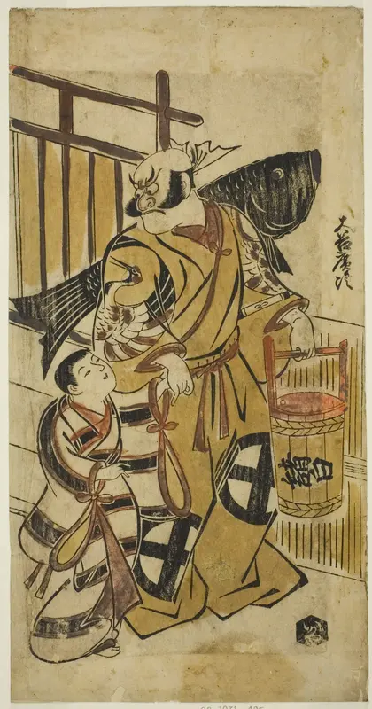 The Actor Otani Hiroji I as Asahina Saburo