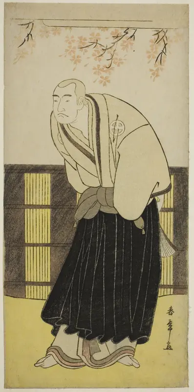 The Actor Otani Hiroji III as the Monk Izayoibo in the Play Keisei Katabira ga Tsuji, Performed at the Ichimura Theater in the Seventh Month, 1783 Wall Art by Katsukawa Shunsho - High-Resolution Digital Print