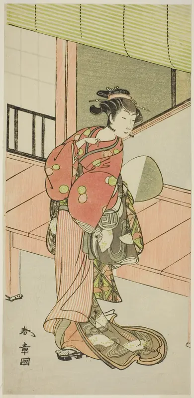 The Actor Sanogawa Ichimatsu II in an Unidentified Role Wall Art by Katsukawa Shunsho - High-Resolution Digital Print