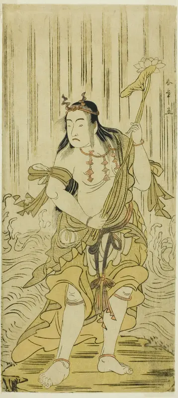 The Actor Sawamura Sojuro III as Kongara Doji in the Play Kitekaeru Nishiki no Wakayaka, Performed at the Nakamura Theater in the Eleventh Month, 1780