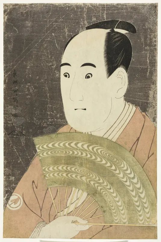 The actor Sawamura Sojuro III as Ogishi Kurando Wall Art by Tōshūsai Sharaku - High-Resolution Digital Print