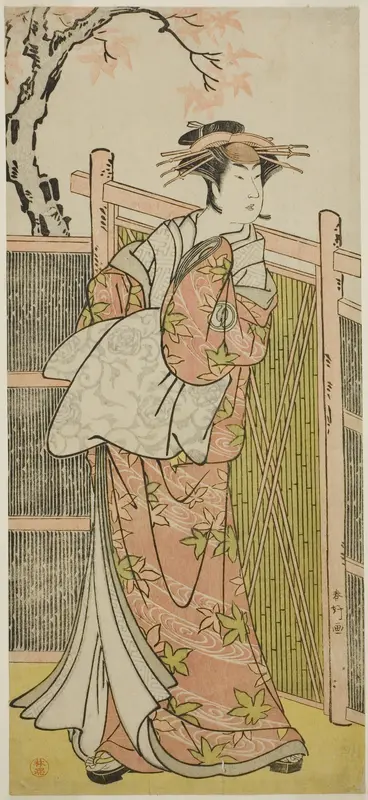 The Actor Sawamura Sojuro III as the Spirit of the Courtesan Takao in the Play Takao Daimyojin Momiji no Tamagaki, Performed at the Nakamura Theater in the Seventh Month, 1787
