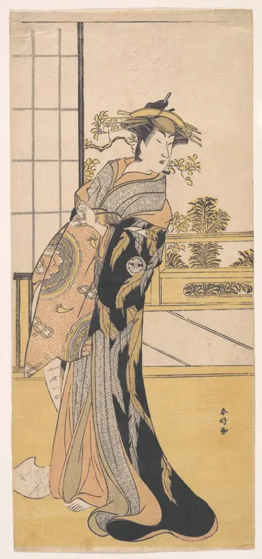 The Actor Segawa Kikunojo 3rd in a Female Role