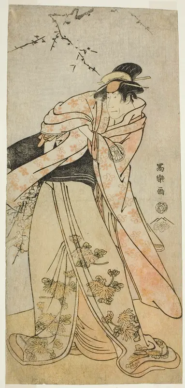 The Actor Segawa Kikunojo III as Shirabyoshi Hisakata of Miyako Kujo (Sandai-me Segawa Kikunojo no Miyako Kujo no Shirabyoshi Hisakata) Wall Art by Tōshūsai Sharaku - High-Resolution Digital Print