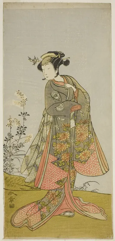 The Actor Segawa Yujiro I in an Unidentified Role Wall Art by Katsukawa Shunsho - High-Resolution Digital Print