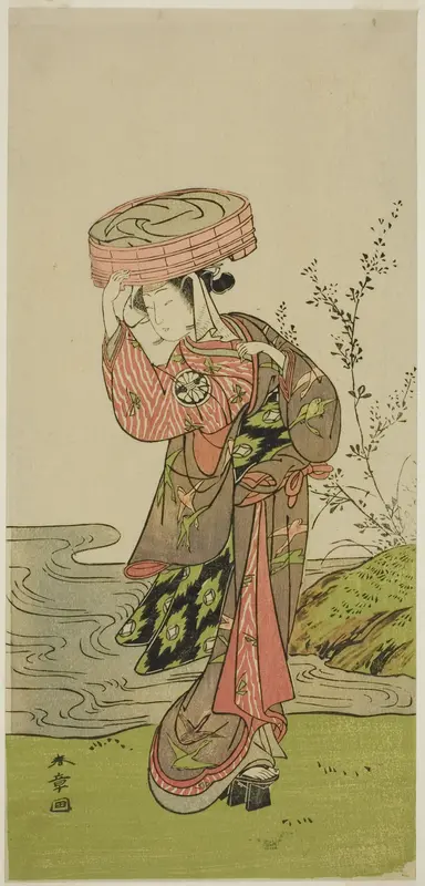 The Actor Segawa Yujiro (or Segawa Kikunojo III) in an Unidentified Role Wall Art by Katsukawa Shunsho - High-Resolution Digital Print