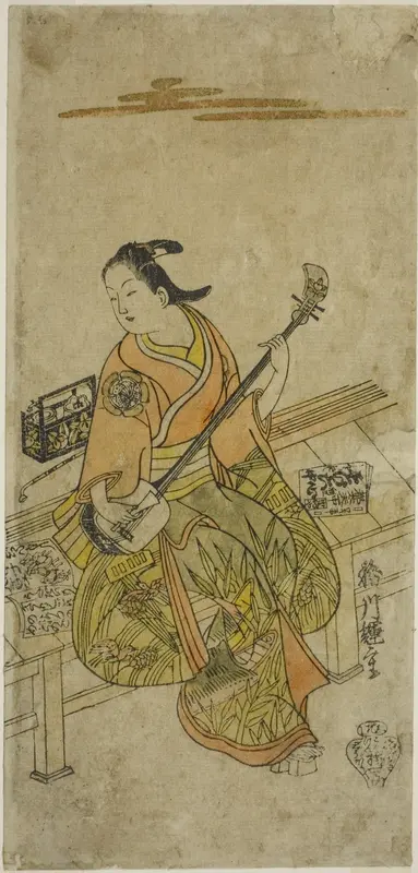 The Actor Yamashita Kosasaburo Wall Art by Katsukawa Terushige - High-Resolution Digital Print