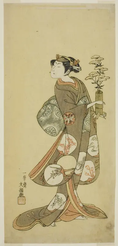 The Actor Yamashita Kyonosuke I in a Female Role