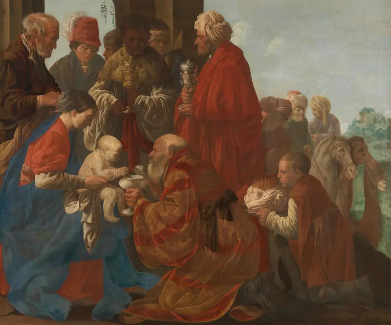 The Adoration of the Kings Wall Art by Unknown - High-Resolution Digital Print