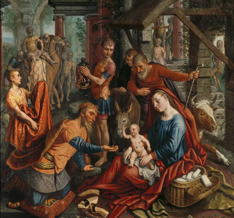 The Adoration of the Magi Wall Art by Pieter Aertsen - High-Resolution Digital Print