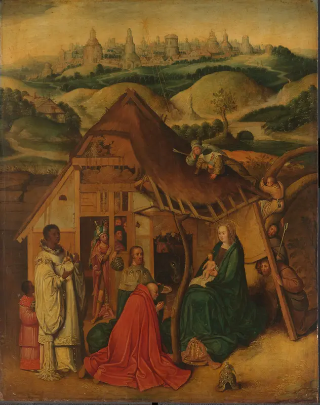 The Adoration of the Magi Wall Art by Unknown - High-Resolution Digital Print