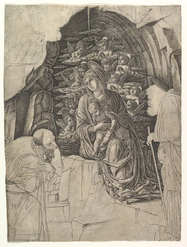 The Adoration of the Magi Wall Art by Andrea Mantegna - High-Resolution Digital Print
