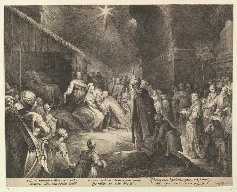 The Adoration of the Magi Wall Art by Jan Muller - High-Resolution Digital Print