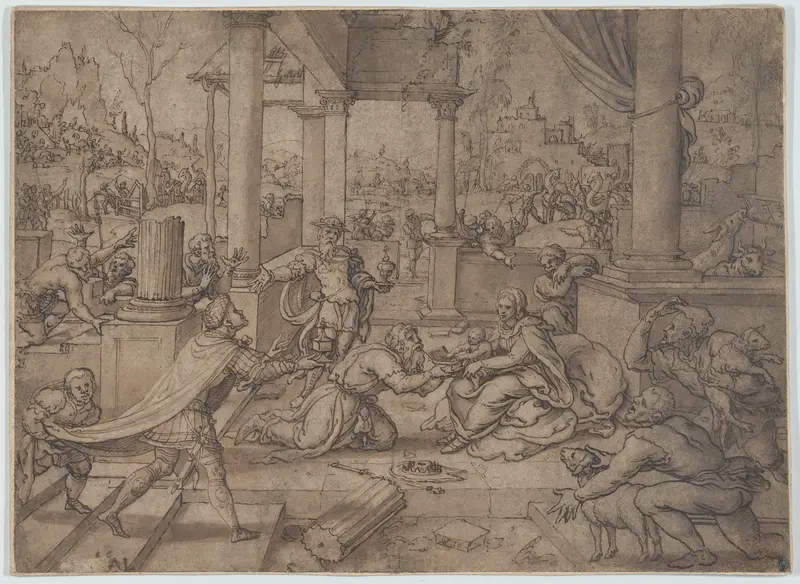 The Adoration of the Magi Wall Art by Bernard van Orley - High-Resolution Digital Print