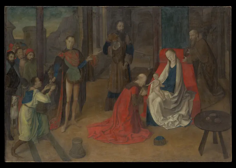 The Adoration of the Magi Wall Art by Joos van Wassenhove - High-Resolution Digital Print