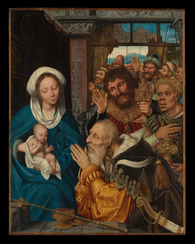 The Adoration of the Magi Wall Art by Quinten Massys - High-Resolution Digital Print