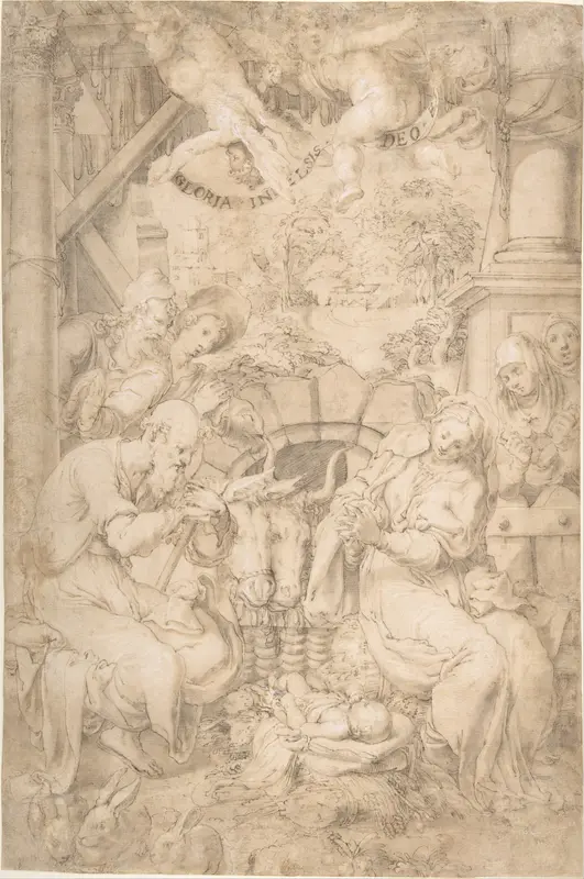 The Adoration of the Shepherds Wall Art by Trometta (Nicolò Martinelli) - High-Resolution Digital Print