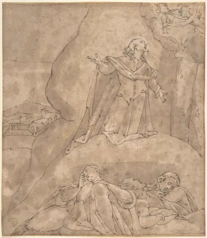 The Agony in the Garden Wall Art by Anonymous, Italian, 16th century - High-Resolution Digital Print