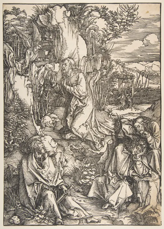 The Agony in the Garden Wall Art by Albrecht Dürer - High-Resolution Digital Print
