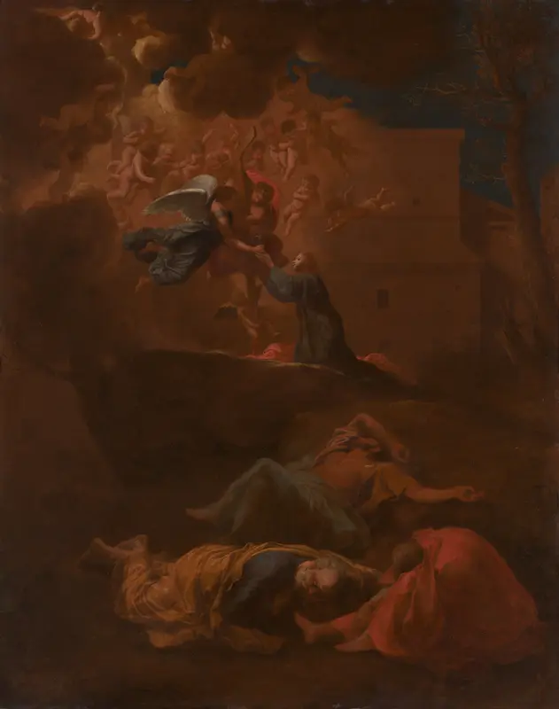 The Agony in the Garden Wall Art by Nicolas Poussin - High-Resolution Digital Print