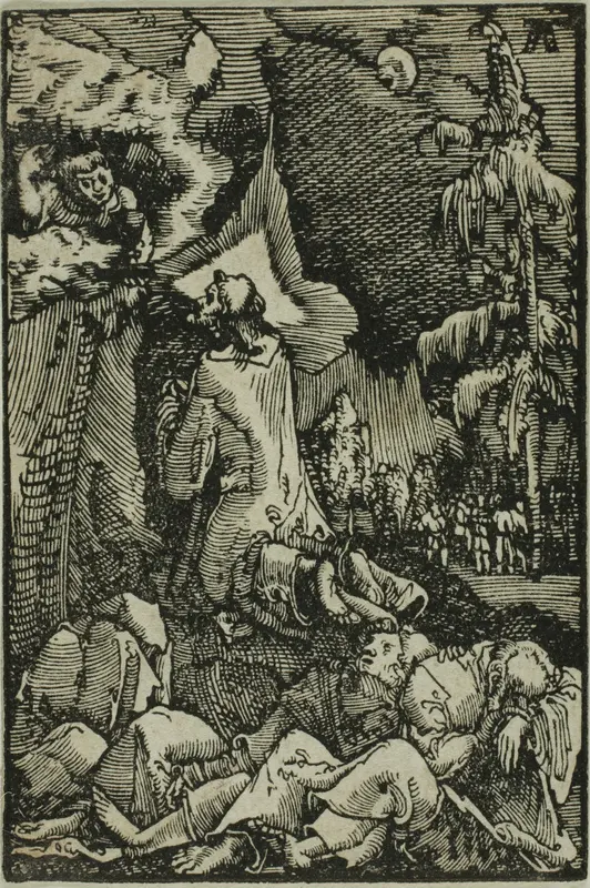 The Agony in the Garden, from The Fall and Redemption of Man Wall Art by Albrecht Altdorfer - High-Resolution Digital Print