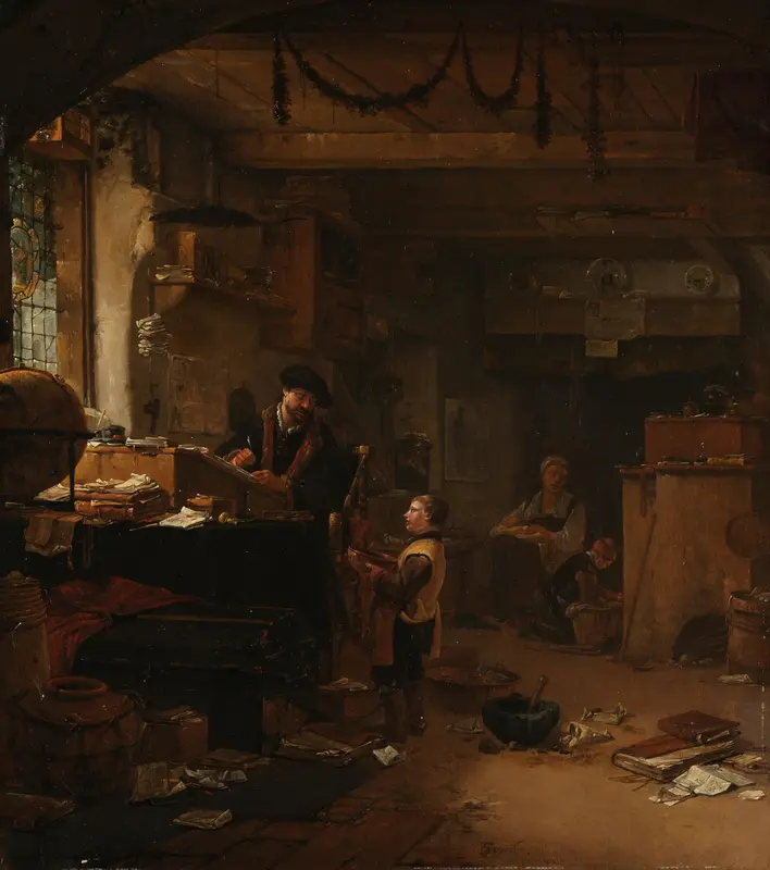 The Alchemist Wall Art by Unknown - High-Resolution Digital Print