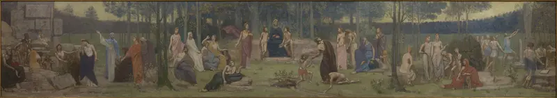 The Allegory of the Sorbonne Wall Art by Pierre Puvis de Chavannes - High-Resolution Digital Print