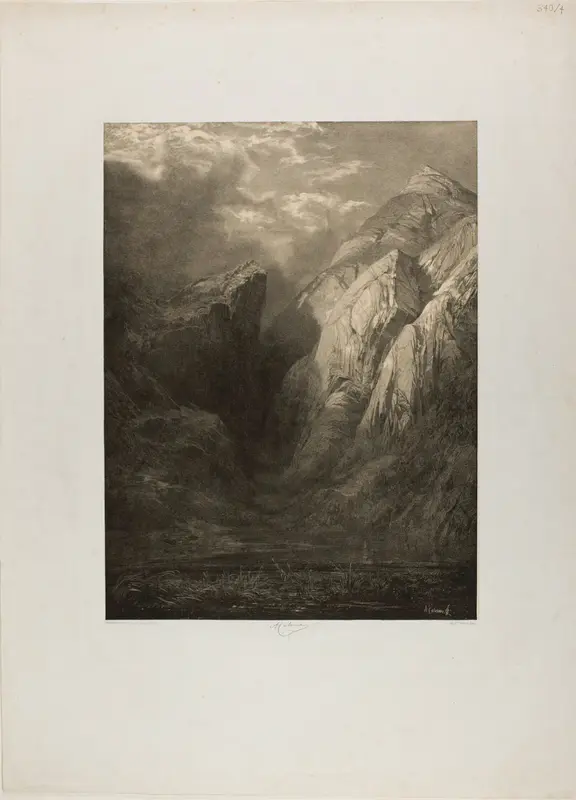 The Alps, from Various Landscape Sites Wall Art by Alexandre Calame - High-Resolution Digital Print