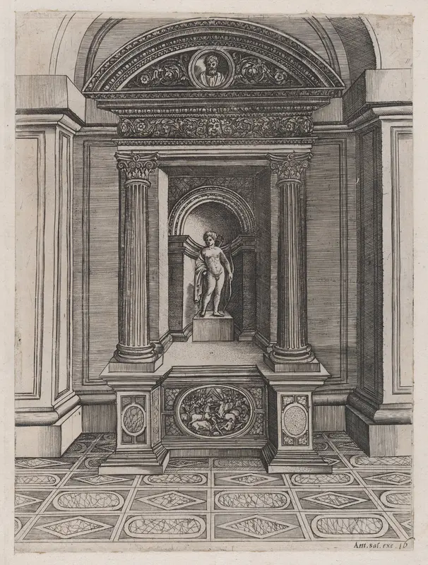 The Altar of Eros, from "Speculum Romanae Magnificentiae"