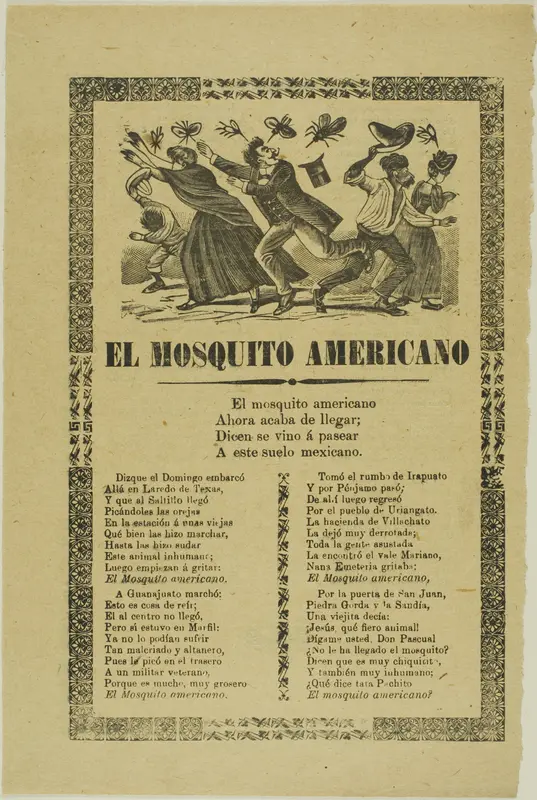 The American Mosquito Wall Art by José Guadalupe Posada - High-Resolution Digital Print