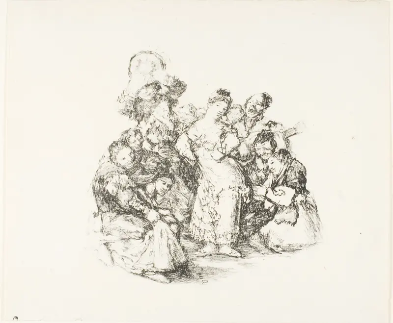 The Andalusian dance Wall Art by Francisco José de Goya y Lucientes - High-Resolution Digital Print