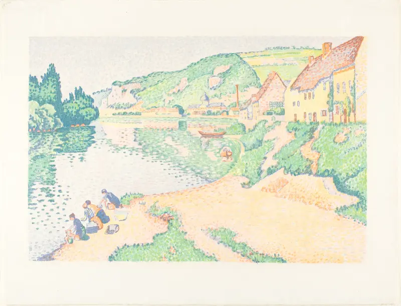 The Andelys Wall Art by Paul Signac - High-Resolution Digital Print