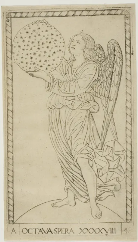 The Angel and the Eighth Sphere, plate 48 from Planets and Spheres